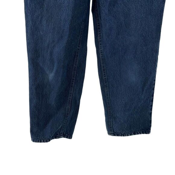 Open Trails Jeans Mens Size 33x30 Dark Wash Straight Leg 100% Cotton Blue Denim - Picture 5 of 6